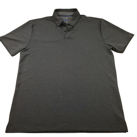 Twillory Other - TWILLORY Men Charcoal Gray Athleisure  Polo Shirt Size L Casual Lux Golf